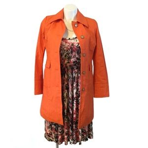 J. Crew Orange Utility/Rain Jacket